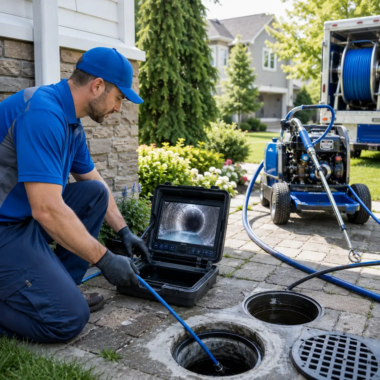 Outdoor drain cleaning professionals serving Northridge, CA