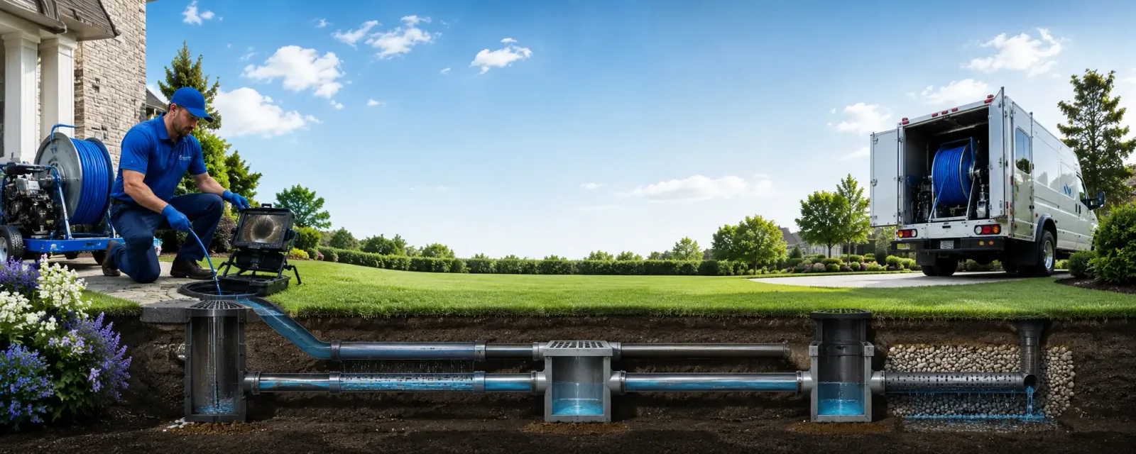 Outdoor drain cleaning information for Northridge, CA